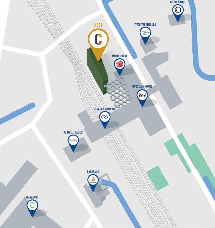 Creative Valley Nest - Luxury Rooftop Apartments อูเทรคต์ ภายนอก รูปภาพ